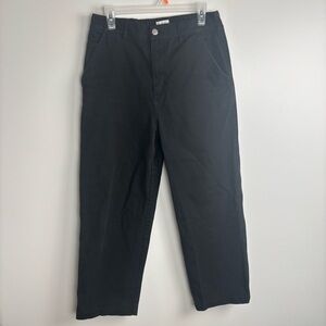 Obey Men's Black Carpenter baggy pants 29x26